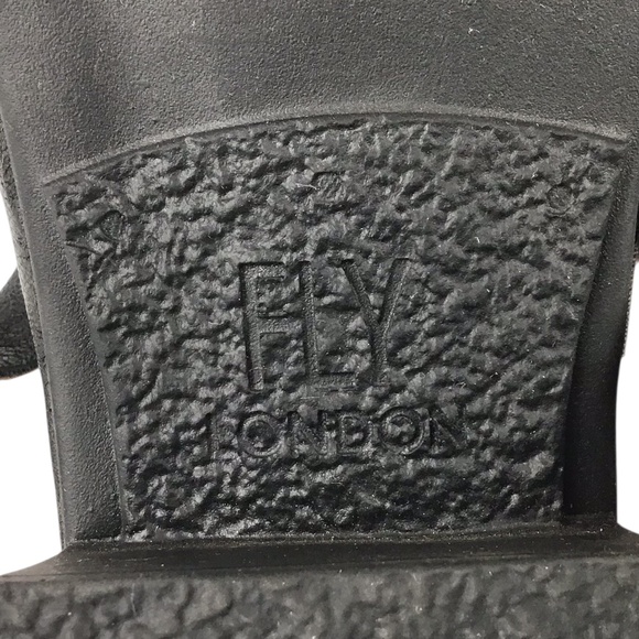 Fly London Black Sandals - Picture 11 of 16